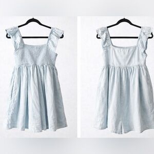 American Eagle Outfitters Chambray Romper